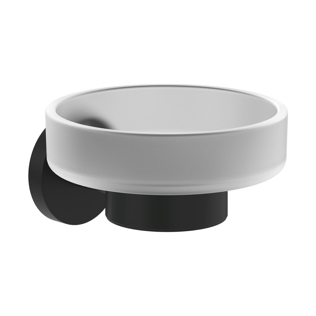 Cutout image of Villeroy & Boch Elements Tender Matt Black Soap Dish